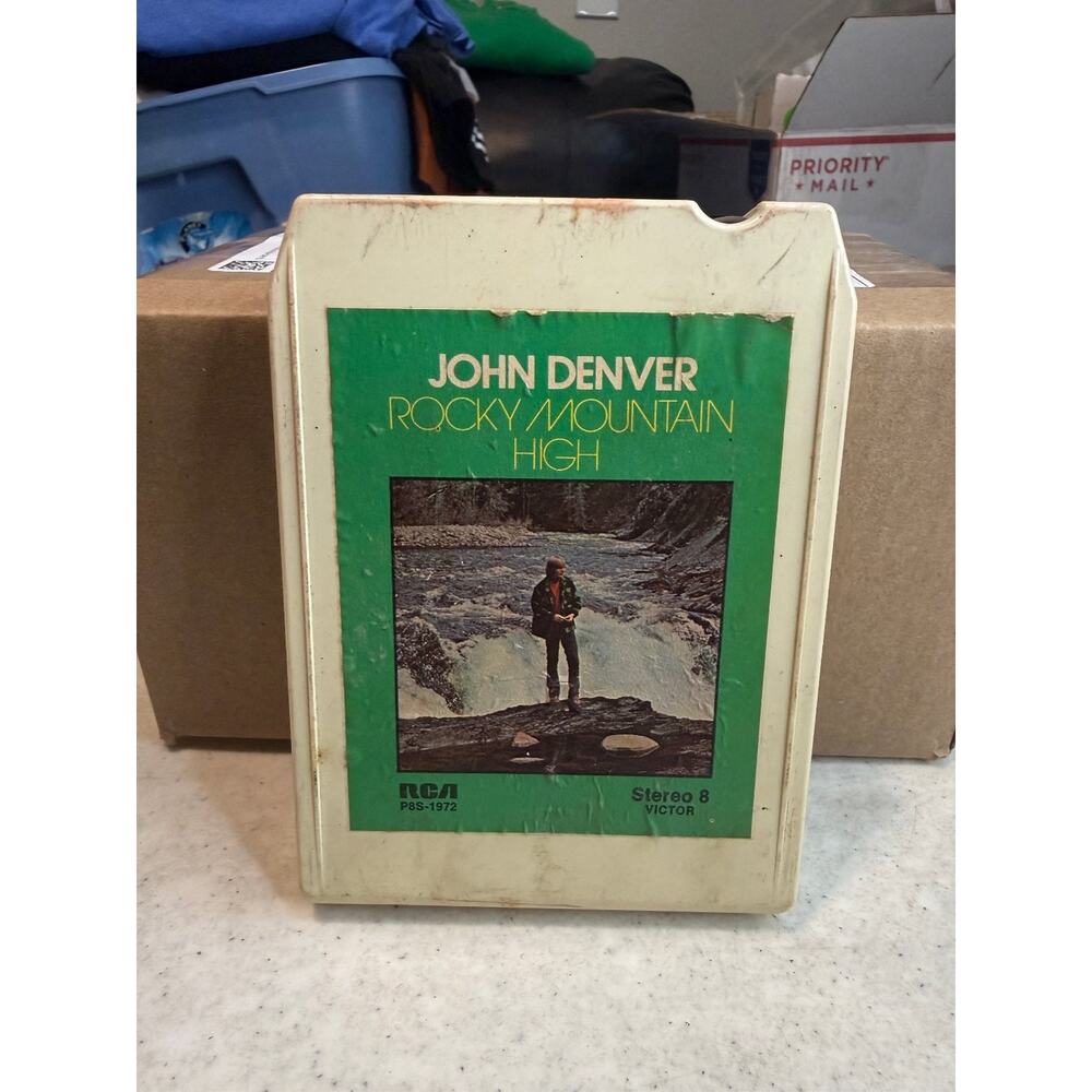 John Denver - Rocky Mountain High 8-Track Tape 1972 RCA Victor P8S-1972 Folk Pop